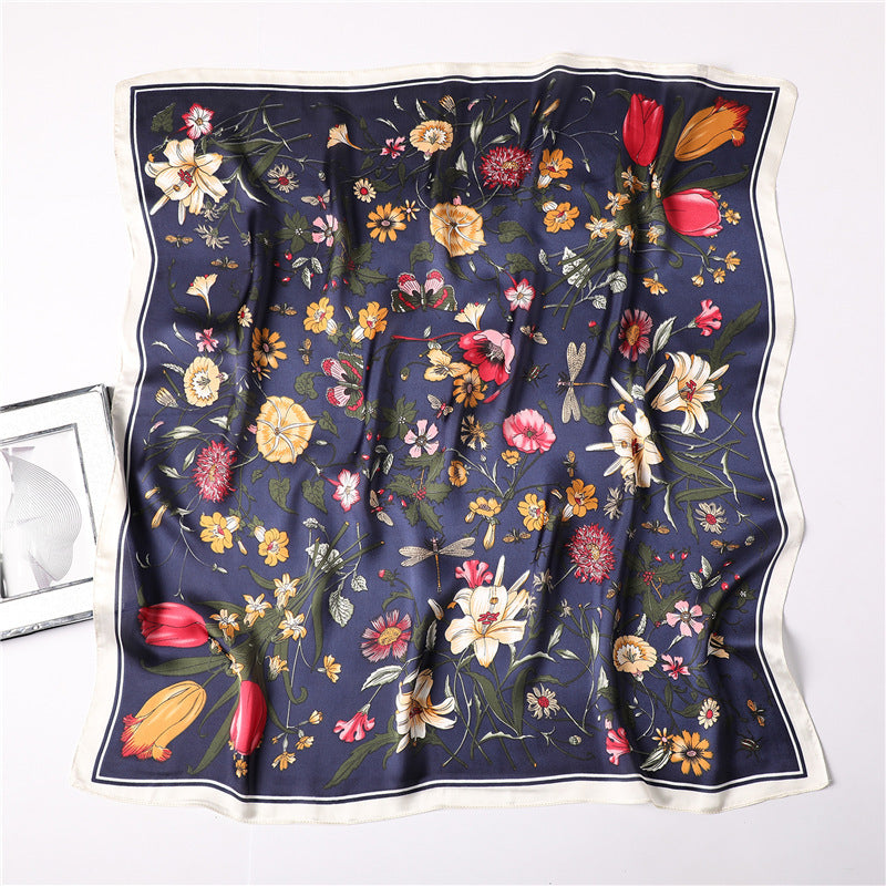Printed Silk Scarf Female Professional Scarf